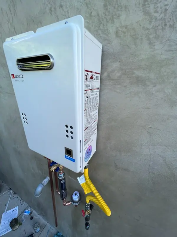 Tankless water heater installation for Creamery Corners homes